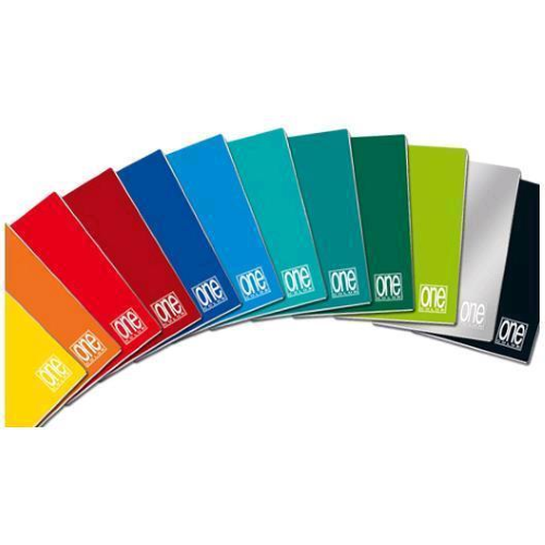BLASETTI ONE COLOR MAXI QUADERNO A4 60 GR CARTONATO QUADRETTI 10M 60 FOGLI CONF 5 Pz.